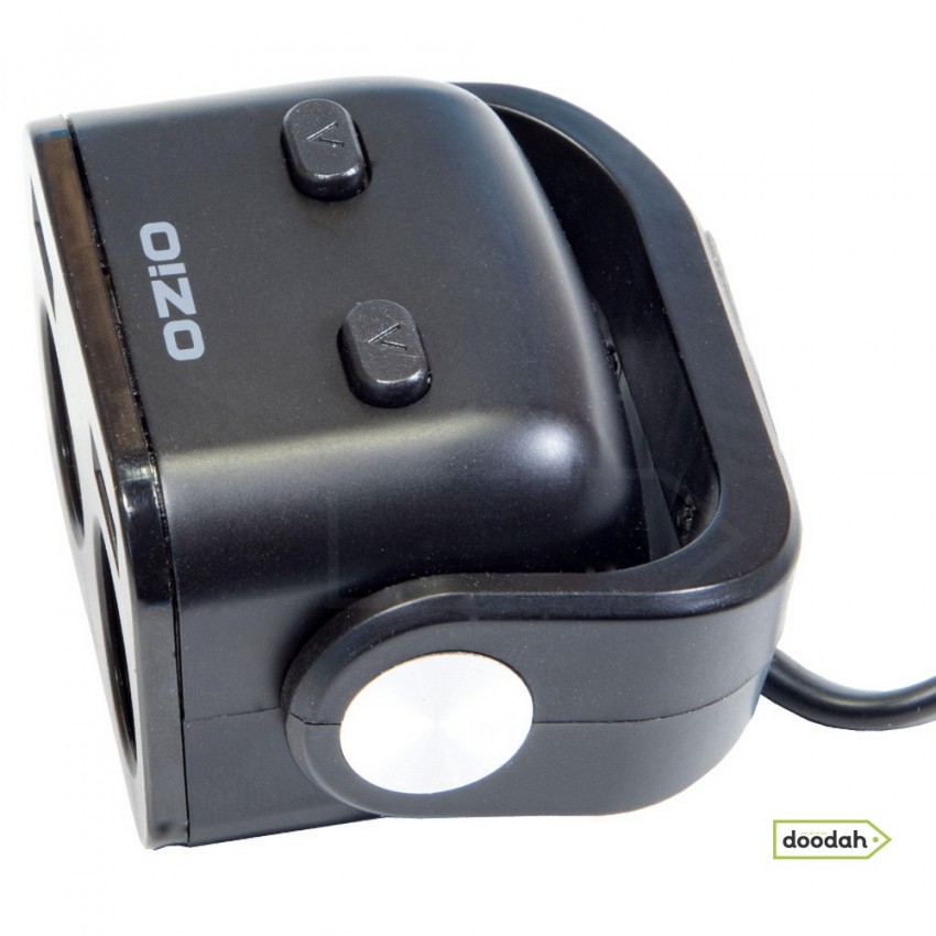 Зарядний пристрій із прикурювачами - Ozio Y34QA. 12-24V, 90W, 2 USB, QC3.0, 70см. Гарантія 6 міс.